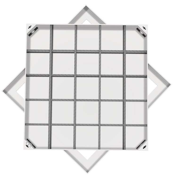 丛台不锈钢方井展示